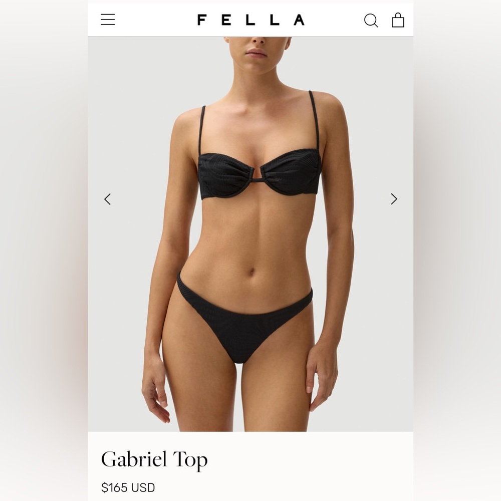 FELLA Swim Gabriel Top. NWT size M - Picture 3 of 6